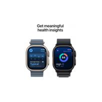 ultra apple watch - Apple Watch Ultra 3 GPS + Cellular 49mm Natural Titanium Case with Light Blue Alpine Loop - Medium - 2 nuotrauka