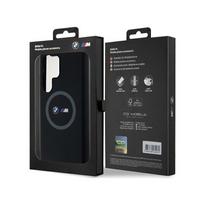 BMW M Silicone Printed Ring MagSafe dėklas Samsung Galaxy S24 Ultra - Juodas (Black)