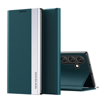 Fusion Accessories "Fusion Sleep PRO" ekologiškos odos piniginė Samsung A56 Žalia (Green)