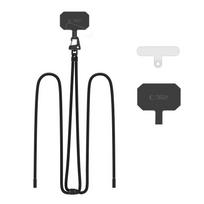 telefonu deklai - Tech-Protect "C5S Rope Crossbody Strap" Juodas (Black) - 1 nuotrauka