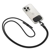 telefonu deklai - Tech-Protect "C5S Rope Crossbody Strap" Juodas (Black) - 4 nuotrauka
