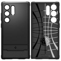 samsung galaxy s24 ultra case - Spigen "Rugged Armor Case for Samsung Galaxy S24 Ultra" Juodas (Black) - 1 nuotrauka