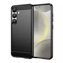 telefonas poco - Hurtel "Carbon Case Flexible Silicone for Xiaomi Poco X7 Pro" Juodas (Black) - 1 nuotrauka