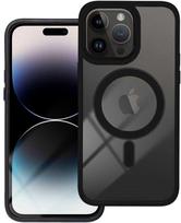 telefono deklas iphone 14 pro max - Color Edge "Mag Cover Case with MagSafe for iPhone 14 Pro Max" Juodas (Black) - 1 nuotrauka