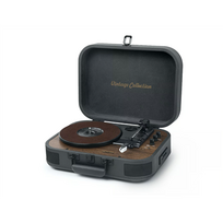 musamieji - Muse MT-207 DGB Patefono stereosistema su Bluetooth, Juodas/Rudas (Black/Brown) - 1 nuotrauka