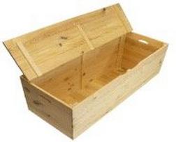 sodo deze - Daiktadėžė 4IQ, medinė, 75 x 33 x 35.5 cm - 2 nuotrauka