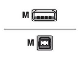 usb a to usb b 3 0 cable - ACC USB 2.0 A-B Cable 3m - 1 nuotrauka
