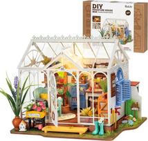 mini namas konstruktorius - Robotime Mini namas 3D konstruktorius Dreamy Garden House - 1 nuotrauka