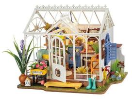 mini namas konstruktorius - Robotime Mini namas 3D konstruktorius Dreamy Garden House - 2 nuotrauka