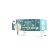 g40 lempute - Forever Light LED Lemputė G40 E12 0.5W 3000K Skaidri - 2 nuotrauka