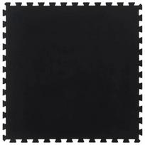 grindu dangos gumine - vidaXL Guminė grindų plytelė, Juoda (Black), 100x100 cm, 12 mm - 2 nuotrauka