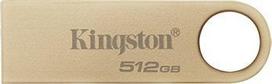 usb drives 64gb - Kingston DataTraveler SE9 G3, aukso, 512 GB - 1 nuotrauka