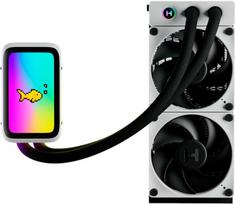 processoriu ausintuvas - Hyte THICC Q60 240mm AIO Skysčio Aušintuvas Juodas/Baltas (Black/White) - 2 nuotrauka