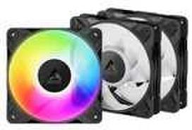 korpuso ausintuvai - Arctic P12 Pro A-RGB 3-pack 120 mm Juodas (Black) - 1 nuotrauka