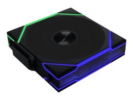 lian li fans - Lian Li UNI FAN TL Wireless LCD 120 mm Juodas (Black) - 1 nuotrauka