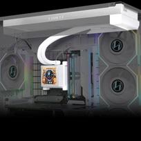 360 vandens ausintuvas - Lian Li Hydroshift LCD 360 ARGB Vandens Aušintuvas Baltas (White) - 2 nuotrauka
