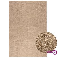 lauko kilimas - Kilimas vidaXL ZIZUR, 140 x 200 cm, džiuto imitacija, vidaus ir lauko - 2 nuotrauka