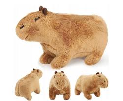 Minkštas žaislas Kapibara Happy People, rudas (Brown), 15 cm