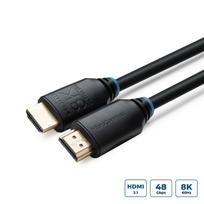 hdmi 2.1 ultra high speed - MicroConnect HDMI 2.1 kabelis 10m Juodas (Black) - 2 nuotrauka
