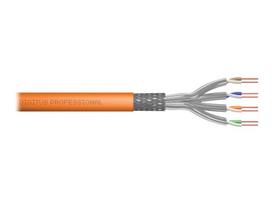 digitus cat7 - Digitus CAT 7 S/FTP instaliacinis kabelis, 100 m, dvipusis, Oranžinė (Orange) ,  DK-1743-VH-D-1 - 3 nuotrauka