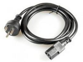 maitinimo laidas c13 - MicroConnect Maitinimo laidas DK Tipas K - C13, 3m (Black) - 1 nuotrauka