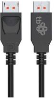 displayport 2.0 cable 2m - TB Displayport Cable 2m Juodas (Black) v 2.1 - 2 nuotrauka
