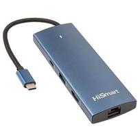 hdmi type c laidas - Extra Digital CA914357 USB Type-C to HDMI, LAN, 3x USB Type-A, 1x USB Type-C, PD100W, SD+TF - 2 nuotrauka