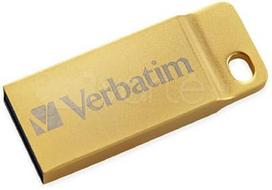 usb 16gb - Verbatim Metal Executive 16GB Gold (Auksinis) - 2 nuotrauka