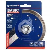 pjovimo diskas 125 specialist - SPECIALIST+ Britva Basic, 125 x 1,2 x 22 mm, keramikai, akmens masei - 2 nuotrauka