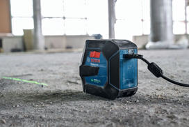 bosch nivelyras lazerinis - Lazerinis nivelyras Bosch GLL 20-22 G + priedai - 4 nuotrauka