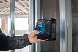 bosch nivelyras lazerinis - Lazerinis nivelyras Bosch GLL 20-22 G + priedai - 7 nuotrauka