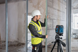 bosch nivelyras lazerinis - Lazerinis nivelyras Bosch GLL 20-22 G + priedai - 12 nuotrauka