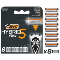 skutimosi peiliukai - BIC Hybrid Flex 5 pakaitiniai peiliukai 8 vnt. - 2 nuotrauka
