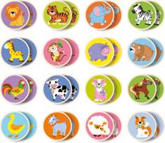 atminties zaidimas - Viga VIGA 51308 GRA MEMO ANIMALS (1560, Viga) - 1 nuotrauka