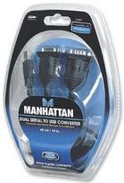 rs232 laidas - Manhattan Adapter USB to RS232 x2 - 3 nuotrauka