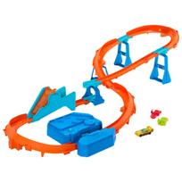 hot wheels garazas - Mattel Hot Wheels Track Creator Super Šuolis su Pavara, C2B80 - 2 nuotrauka