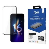 apple pro 3 - LCD apsauginis stikliukas 3mk Hard Glass Max Lite Apple iPhone 16 Pro/17 juodas - 1 nuotrauka