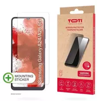 samsung galaxy a25 5g - TEMPERED glass 2D screen protector for Samsung Galaxy A25 5G - 2 nuotrauka