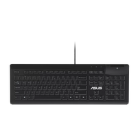 laidas asus - Asus KU100  Smart Card Keyboard  Wired  US  Black - 2 nuotrauka