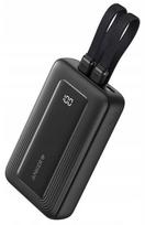anker power - Anker A1680G11, 10000 mAh, 30 W, juoda - 1 nuotrauka