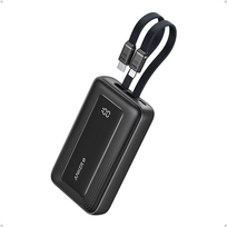 anker power - Anker A1680G11, 10000 mAh, 30 W, juoda - 2 nuotrauka