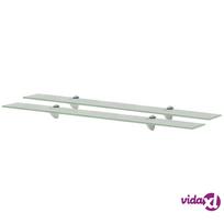 balta pakabinama lentyna - vidaXL Pakabinamos lentynos, 2vnt., 90x20 cm, Balta (White) - 2 nuotrauka