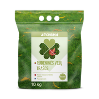 veju trasos 10 kg - Rudeninės trąšos vejoms Agrochema, granuliuotos, 10 kg - 2 nuotrauka