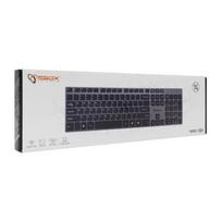belaide klaviatura kompiuteriui - Sbox WK-131 US Wireless Metal - 2 nuotrauka