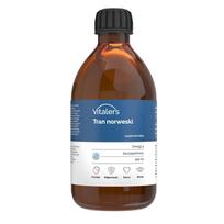 Vitaler's Omega-3 Norvegijos menkių kepenų aliejus, 1200 mg, 250 ml