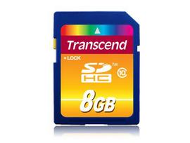 sdhc card - Transcend SD Card SDXC/SDHC Class 10 8GB - 1 nuotrauka