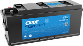akumuliatorius 12v 35ah - EXIDE StartPRO EG1355 12V 135Ah 1000 - 3 nuotrauka