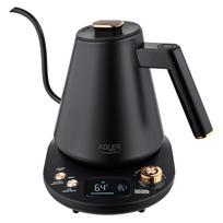 black steel - Adler AD 1349 Virdulys elektrinis 1.0L Juodas/Auksinis (Black/Gold) - 3 nuotrauka