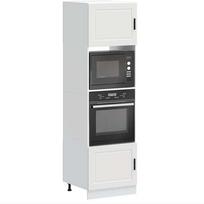 Porto Orkaitės spintelės, 2vnt., balta (White)