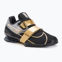 nike batai vyrams - Nike Romaleos 4 vyriški svorių kilnojimo batai juodi/metallic gold/balti (Black/Metallic Gold/White) - 1 nuotrauka